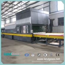 Machine de fabrication de verre de construction trempé plat et pliant Landglass